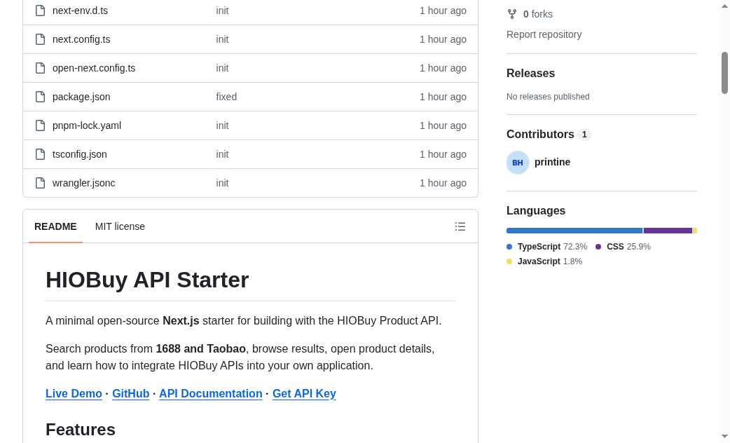 github.com/hiobuy/starter README
